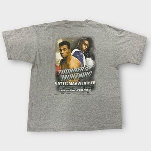 VINTAGE 2005 Arturo GATTI VS. FLOYD  MAYWEATHER Boxing promo shirt XL